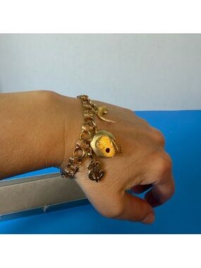 Gold Charm Bracelet 14K - Women's Fashion bracelet